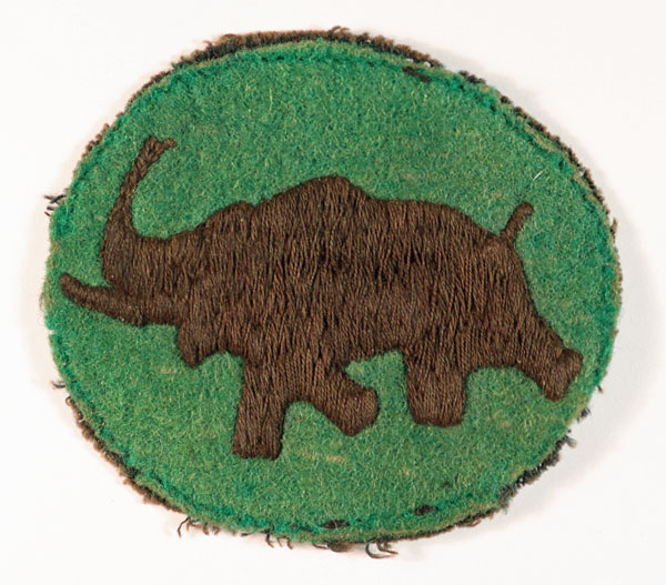 31st INDIAN ARMOURED DIVISION WW2 Formation Sign Badge — Lot No. 4487