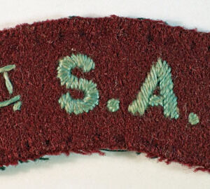 1st S.A.S. WW2 Embroidered Shoulder Title Badge – RARE — Lot No. 4611 /sf11 - Image 2