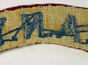 F.A.N.Y. – FIRST AID NURSING YEOMANRY (S.O.E.) WW2 Embroidered Shoulder Title Badge – RARE — Lot No. 4615 /sf15 - Image 3