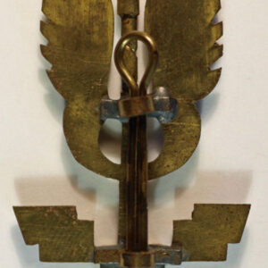 S.A.S. – SPECIAL AIR SERVICE Unusual WW2 Brass Cap Badge – RARE — Lot No. 4620 /sf20 - Image 3