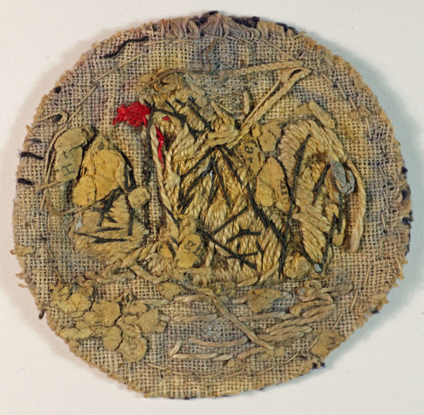 3rd Indian Division – CHINDITS WW2 Varient Embroidered Cloth Formation Sign Badge – RARE — Lot No. 4701/sf21 - Image 3