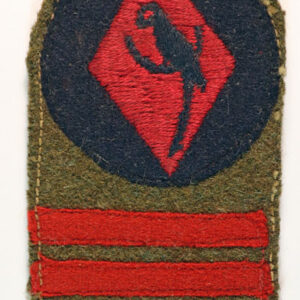 48th South Midland Division/145th Brigade/4th Bttn. Ox & Bucks Light Infantry WW2 Formation Sign Badge  —  Lot No. 4672 - Image 2