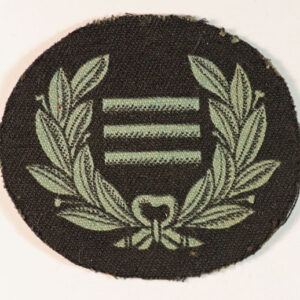 ROYAL OBSERVER CORPS – CHIEF OBSERVER WW2 Printed Arm Badge – CALICO PRINTERS — Lot No. 4697 - Image 2