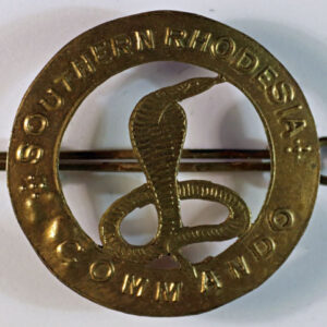 SOUTHERN RHODESIA COMMANDO – 347 WW2 Brass Cap Badge – RARE — Lot No. 4720 /sf40 - Image 2