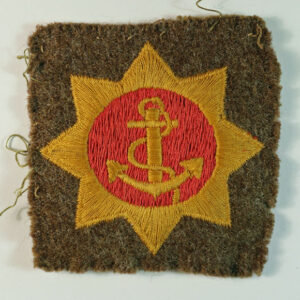 117th (Royal Marine) Infantry Brigade WW2 Variant Formation Sign Badge – Scarce  —  Lot No. 4741 - Image 2