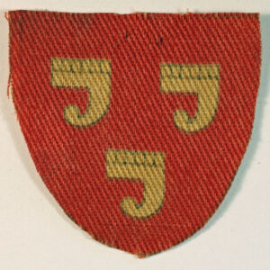 1st STRATTON BATTALION, CORNWALL Home Guard WW2 Printed Formation Sign Badge – SCARCE – CALICO PRINTERS —  Lot No. 4724 - Image 2