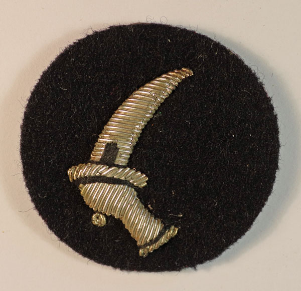 20th Indian Division WW2 Bullion Embroidered Formation Badge — Lot No