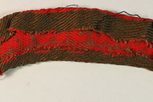 CZECHOSLOVAKIA WW2 Printed Cloth Shoulder Title Badge – CALICO PRINTERS  —  Lot No. 4745 - Image 3