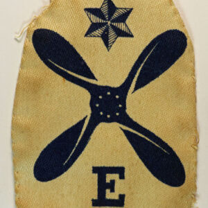 ROYAL NAVY – FLEET AIR ARM – AIR FITTER (ENGINES) WW2 Tropical Dress Printed Arm Badge – CALICO PRINTERS — Lot No. 4759 - Image 2