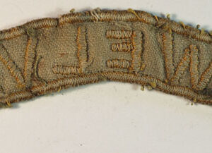 TWELVE  – No. 12 COMMANDO Early WW2 Embroidered Shoulder Title Badge – RARE —  Lot No. 4765 /sf5a - Image 3