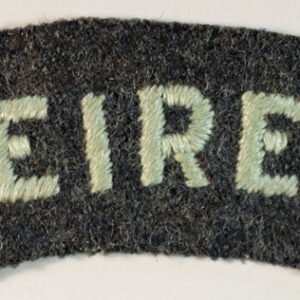 EIRE – R.A.F. WW2 Embroidered Nationality Shoulder Title Badge – RARE —  Lot No. 4849 - Image 2