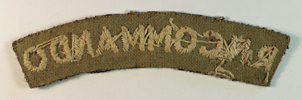 R.N.COMMANDO WW2 Embroidered Shoulder Title Badge — Lot No. 4793 ...