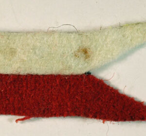 15th POLISH LANCERS WW2 Felt Collar Pennon Badge  —  Lot No. 4871 - Image 2