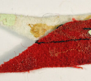 15th POLISH LANCERS WW2 Felt Collar Pennon Badge  —  Lot No. 4871 - Image 3