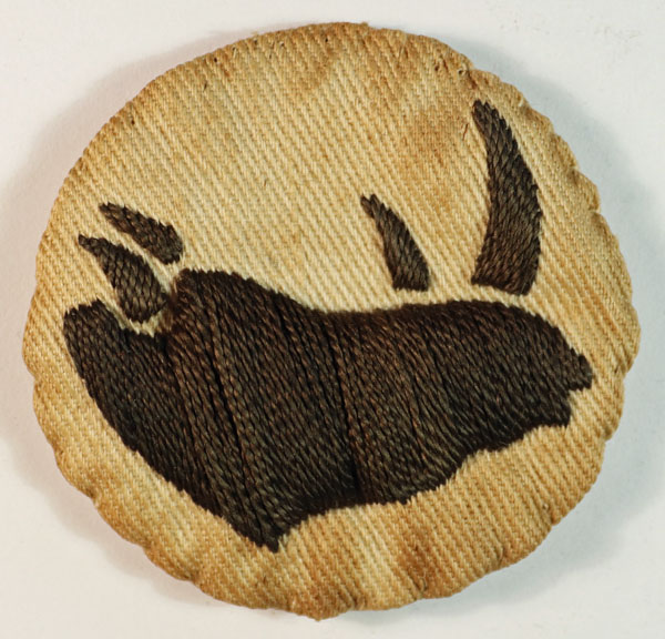 11th East African Division WW2 Embroidered Formation Sign Badge — Lot No. 4929