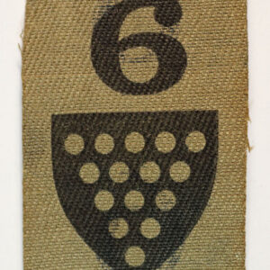 6th LISKEARD BATTALION, CORNWALL Home Guard WW2 Printed Formation Sign Badge – SCARCE  —  Lot No. 4976 - Image 2