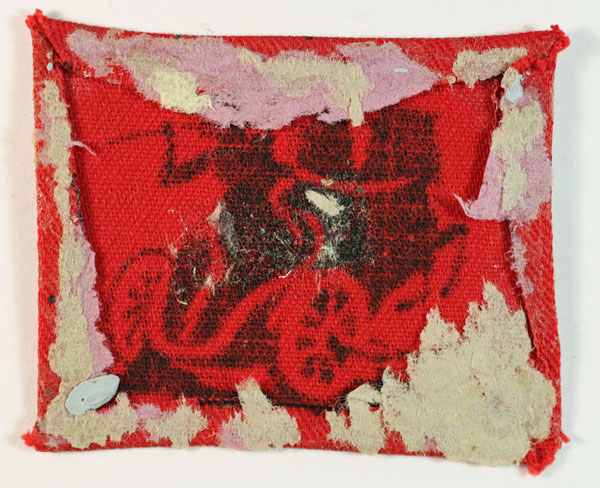 161st INDEPENDENT INFANTRY BRIGADE Printed Cloth Formation Sign Badge – CALICO PRINTERS — Lot No. 5036 - Image 3