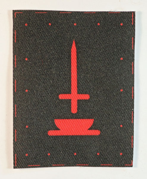 4th Bttn. DEVONSHIRE REGIMENT WW2 Printed Cloth Regimental Flash Badge ...