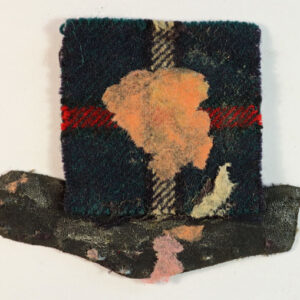 52nd LOWLAND DIVISION WW2 Printed Formation Sign Badge On H.L.I. Tartan – CALICO PRINTERS  —  Lot No. 5035A - Image 3