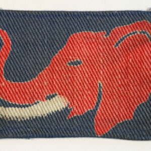 PAIFORCE – British Troops Persia & Iraq WW2 Printed Formation Sign Badge – CALICO PRINTERS —  Lot No. 5053 - Image 2