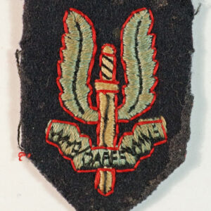S.A.S. – SPECIAL AIR SERVICE WW2 Embroidered Cap/Beret Badge – SCARCE — Lot No. 4919/sf79 - Image 2