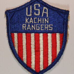 U.S.A. KACHIN RANGERS WW2 Embroidered Formation Sign Badge — Lot No. 5069/sf109 - Image 2