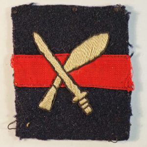 2nd Guards Brigade Embroidered Formation Sign Badge – SCARCE —  Lot No. 5271 - Image 2