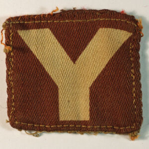 5th INFANTRY DIVISION WW2 Printed Cloth Formation Sign Badge – CALICO PRINTERS — Lot No. 5219 - Image 2