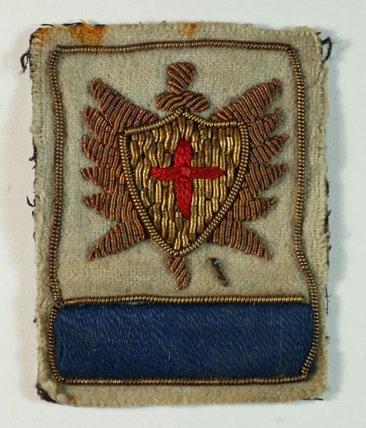 ALLIED LAND FORCES SOUTH EAST ASIA WW2 Bullion Formation Sign Badge — Lot No. 5192