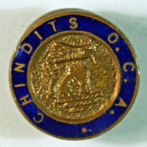 CHINDITS O.C.A. Enamel Lapel Badge – SCARCE —  Lot No. 5251/sf131 - Image 2
