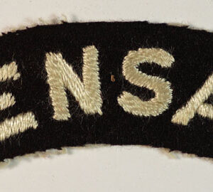 ENSA WW2 Embroidered Shoulder Title Badge – SCARCE  —  Lot No. 5137 - Image 2