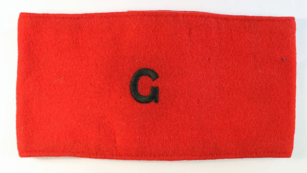 GENERAL STAFF OFFICER AT H.Q. WW2 Embroidered Armband — Lot No. 5294