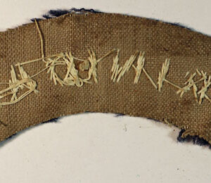TRINIDAD – R.A.F. WW2 Officer’s Bullion Embroidered Nationality Shoulder Title Badge  —  Lot No. 5249 - Image 3