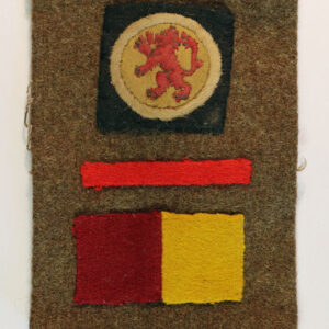15th SCOTTISH DIVISION/1st BTTN. MIDDLESEX REGIMENT, MACHINE GUN DIVISIONAL TROOPS WW2 Combination Formation Sign Badge—  Lot No. 5325 - Image 2