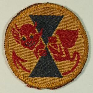 21st ARMOURED BRIGADE WW2 Italian Made Embroidered Formation Sign Badge  —  Lot No. 5327 - Image 2