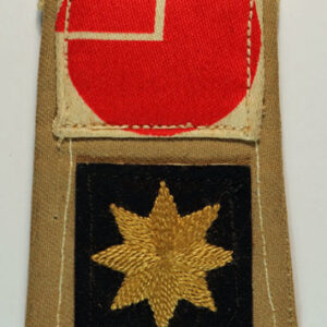 4th INFANTRY DIVISION/10th INFANTRY BRIGADE/6th Bttn. EAST SURREY REGIMENT WW2 KD Slip-On Combination Formation Sign Badge – CALICO PRINTERS — Lot No. 5321 - Image 2