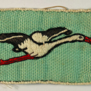 L of C Command H.Q. (SOUTH BURMA DISTRICT) WW2 Embroidered Formation Sign Badge – SCARCE—  Lot No. 5340 - Image 2