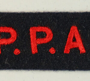P.P.A. – POPSKI’S PRIVATE ARMY WW2 Embroidered Shoulder Title Badge – SCARCE — Lot No. 5358/SF178 - Image 2