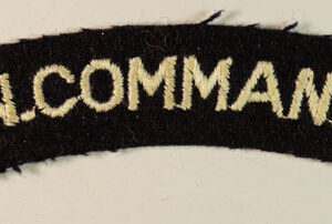 R.N.COMMANDO WW2 Embroidered Shoulder Title Badge —  Lot No. 5319/SF24A - Image 2