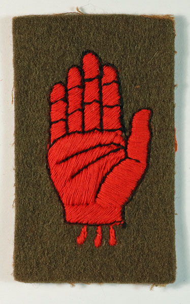 3rd (ULSTER)(SPECIAL RESERVE) Searchlight Regiment R.A. WW2 Formation Sign Badge — Lot No. 5216