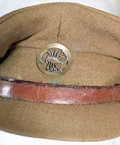 L.R.D.G. – LONG RANGE DESERT GROUP WW2 Officer’s Cap & Metal Cap Badge – RARE — Lot No. 5362/SF182 - Image 3