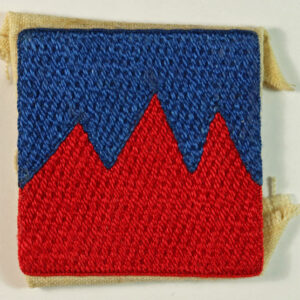 22nd Light Anti-Aircraft Regiment WW2 Woven Formation Sign Badge —  Lot No. 5500/A3 - Image 2