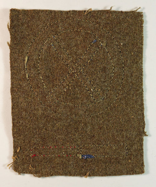 29th INDEPENDENT BRIGADE GROUP / 236th FIELD COMPANY / R.E. Combination Formation Sign Badge – RARE— Lot No. 5500/A4 - Image 3