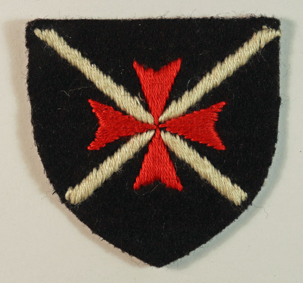 32nd Light Anti-Aircraft Regiment WW2 Embroidered Formation Sign Badge — Lot No. 5519