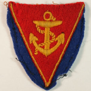 34th AMPHIBIAN SUPPORT REGIMENT, ROYAL MARINES WW2 Formation Sign Badge —  Lot No. 5477 - Image 2