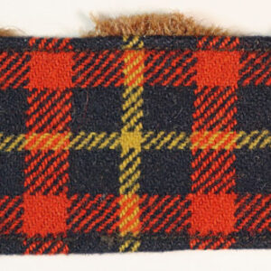 1st Bttn. QUEEN’S OWN CAMERON HIGHLANDERS WW2 Tartan Formation Sign Badge —  Lot No. 5550A/A29 - Image 2