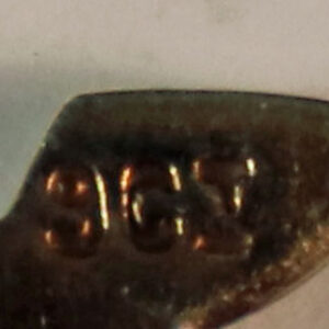 V.FORCE WW2 9ct White Gold Badge – RARE — Lot No. 5510/SFB10 - Image 4