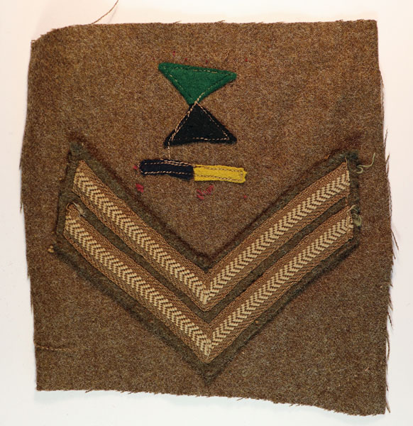 33rd Tank Brigade /R.A.S.C. / Corporal WW2 Combination Formation Sign Badge — Lot No. 5610A/A40