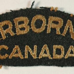 AIRBORNE / CANADA WW2 Embroidered Shoulder Title Badge  —  Lot No. 5601/SFB21 - Image 2