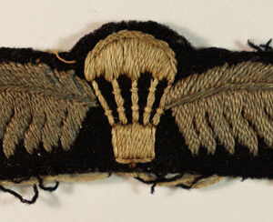 PARACHUTE & WINGS WW2 Theatre Made Arm Badge —  Lot No. 5557/SFB17 - Image 2
